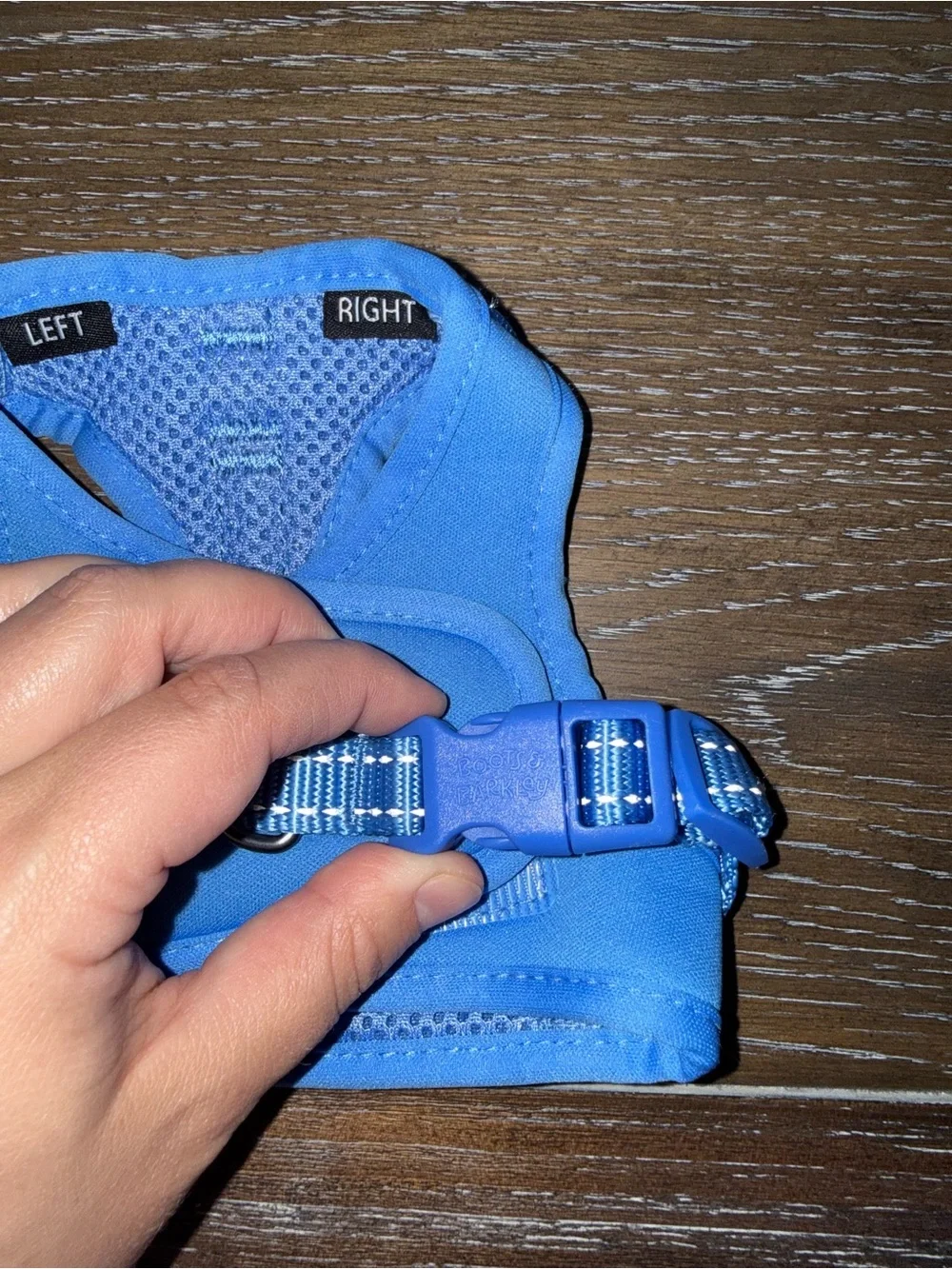 Boots & Barkley Blue Padded Dog Harness